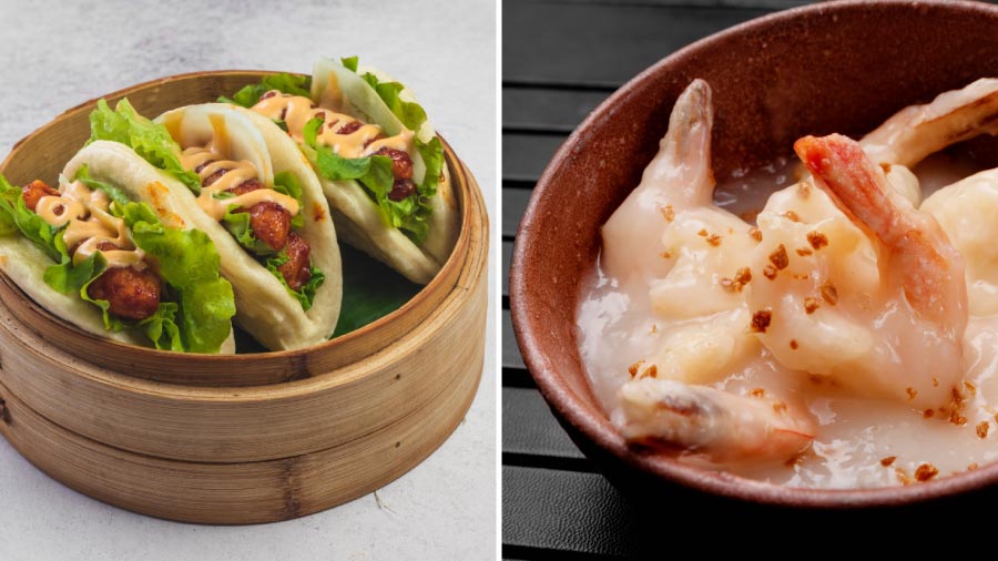 Chowman: It’s the ‘Year of the Rabbit’and Chowman is here to help you hop with joy. They are offering 15% off on the total bill for those born in the years 1975, 1987, 1999, 2011. They have delicious dishes like Butter Garlic Prawn and Fish Bao (in picture) along with Prawn Har Gao, Sea-food Chinese Chopsuey, Mountain Chilli Crab Claws, Roasted Pork in Chilli Plum Sauce, Baos, Mixed Schezwan Meifoon, Braised Noodles and Barbeque Smoked Fish. Address: All Chowman outlets