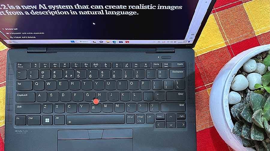 The keyboard is among the best in the industry and comes with the iconic red TrackPoint embedded in the keyboard