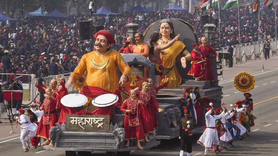 Republic Day celebrations at Kartavya Path.