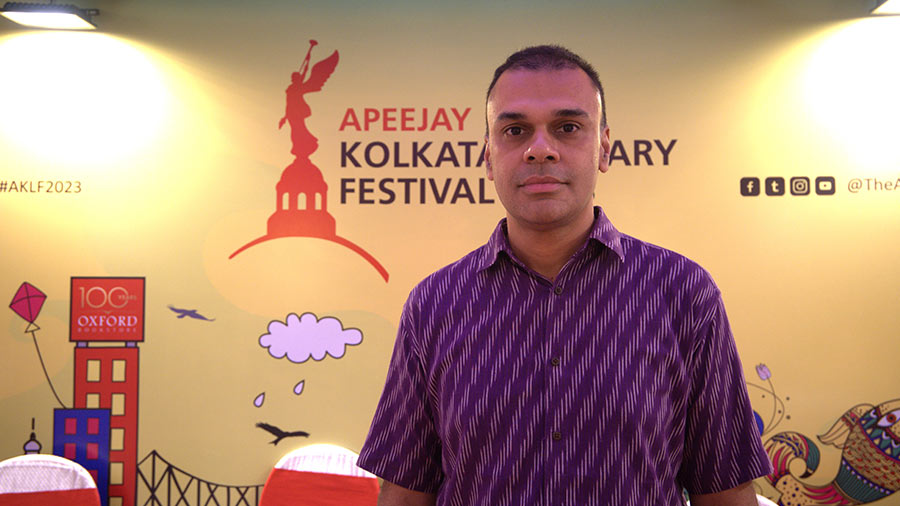 The author-translator was in Kolkata for the Apeejay Kolkata Literary Festival and part of a panel on translations across India