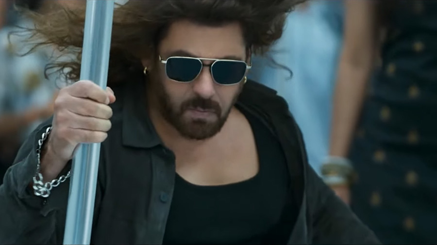 Salman Khan in Kisi Ka Bhai Kisi Ki Jaan teaser.