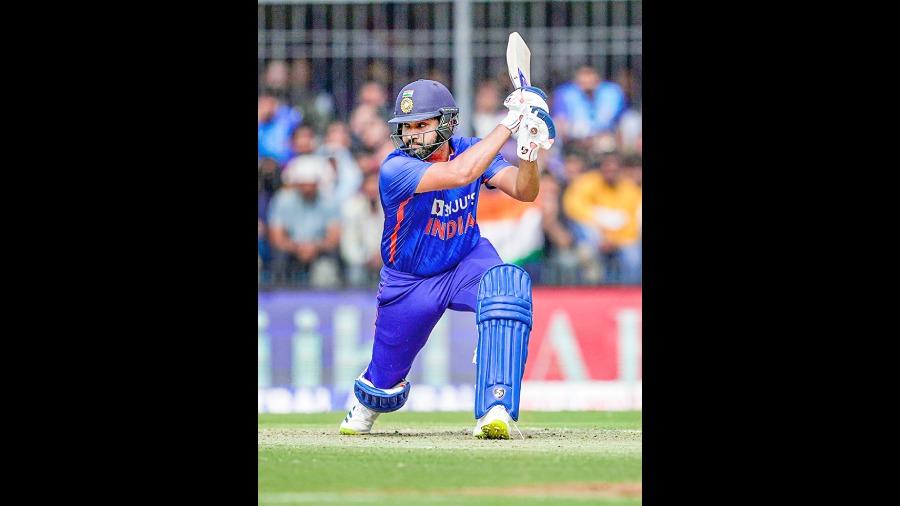 India captain Rohit Sharma during the third ODI against New Zealand in Indore on Tuesday