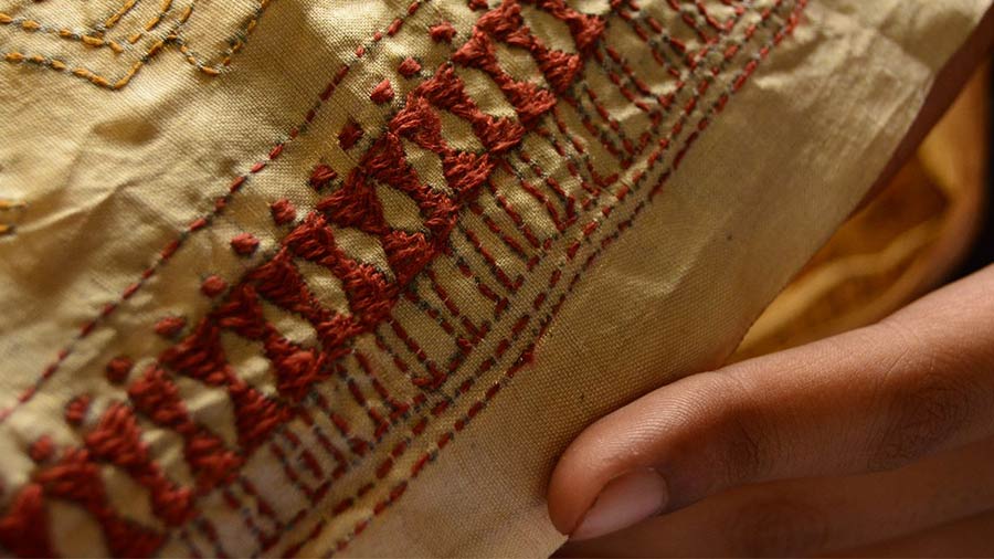 ‘Kantha’ embroidery artist from West Bengal hopes her Padma award will inspire many women