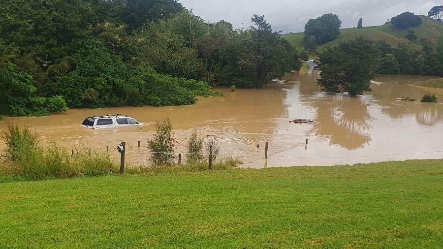 The torrential rains come during what is typically a dry stretch of the year on much of New Zealand’s North Island, home to its most populous and developed areas. The whole of the north island has flooded. 