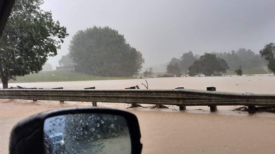 Three people have died and at least one person is missing as a result of torrential rain that has caused major flooding, according to media reports. Search and rescue teams reported that they responded to more than 400 emergency calls made about the weather.