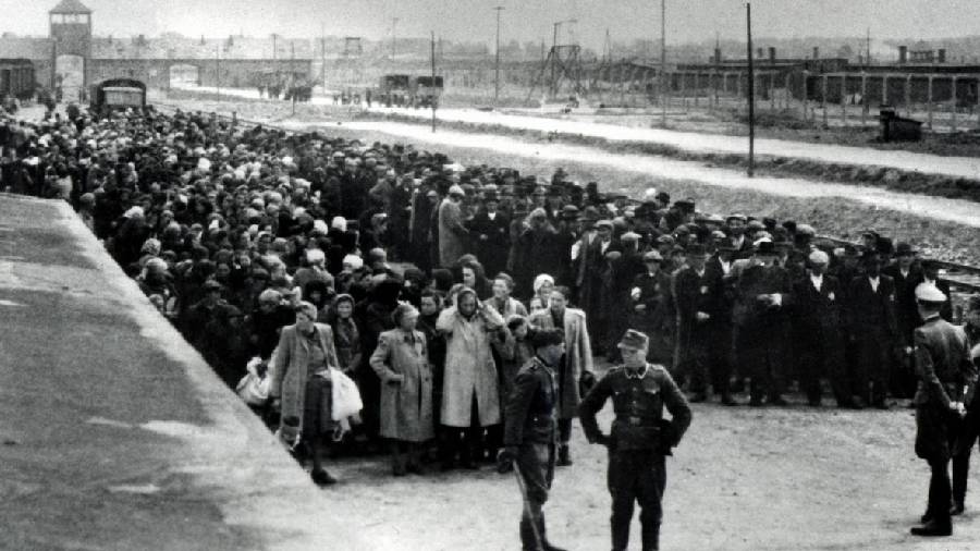 Arrival of Hungarian Jews in Auschwitz-Brikenau