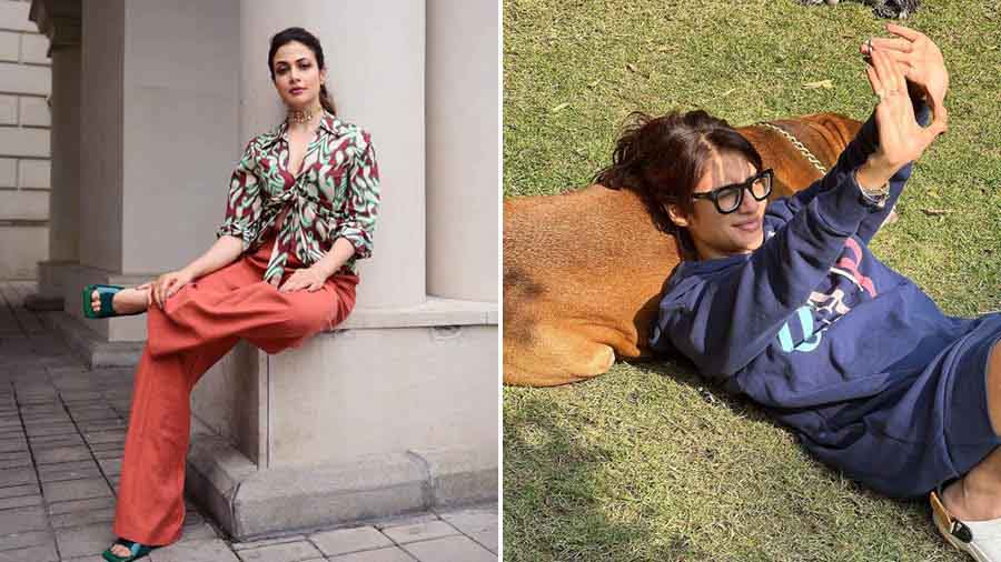 Koel Mallick’s casual fashion; Nusrat Jahan with her pet