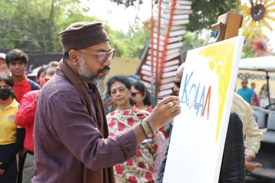 Mr. Susanta Paul during the inaugural ceremony said, "It's great to see that the School gives so much emphasis on art and craft starting from clay modeling, painting, sculpting and many more which are very rarely seen in other schools and these activities help the students to be attached with their cultural Heritage."