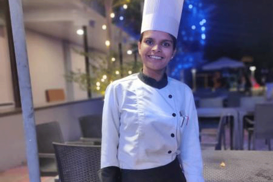Maya Shaw who works as a chef in a resort in Anjar, Gujarat.