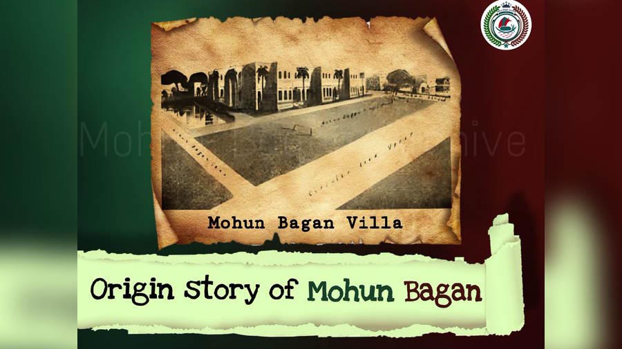 An old photograph of Mohun Bagan Villa 