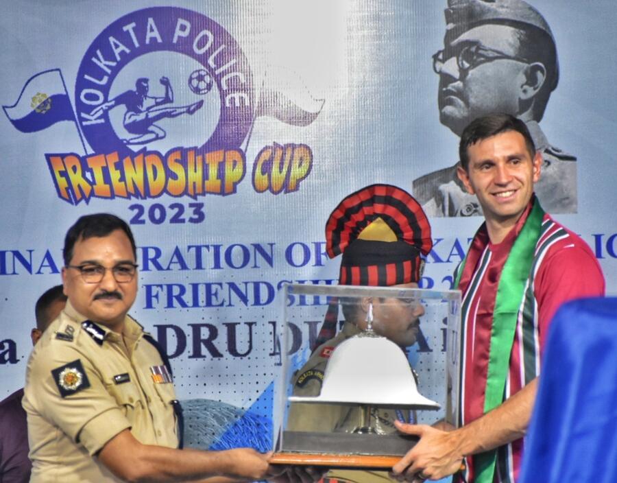 Martinez inaugurated the Kolkata Police Friendship Cup 2023 on Tuesday