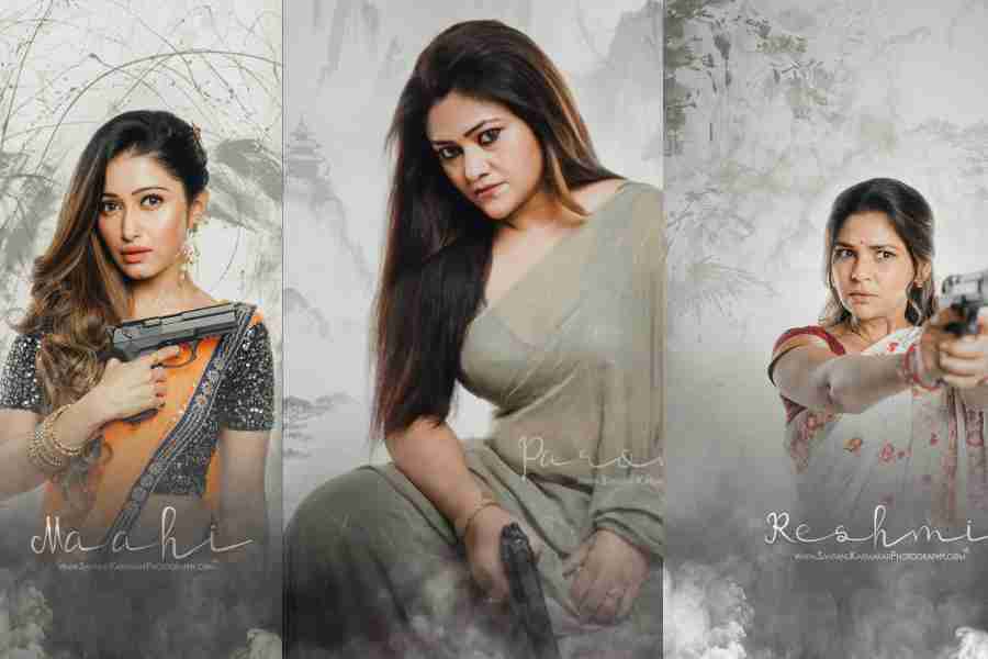 (left) Sudiptaa Banerjee as Mahi