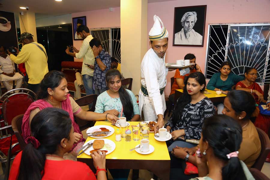 ‘The sprawling hall, the characteristic humming sound, the moving liveried waiters with silver green paraphernalia and the piping hot coffee served, conjure up the vignettes of the historic coffee house. In fact, Coffee House at College street is entwined with our memories, our culture and our souls. I started coming here as a student. This is the cradle of our Little magazine Bijolpo. I think the decision to expand Coffee House is a very discerning one. When the coffee culture is spreading across the city, it’s high time our very own college street Coffee House should have thought of spreading across Bengal long ago. Diamond Harbour is a popular getaway. The new Coffee House in Diamond Harbour overlooking the Ganges would boost the state’s tourism. I hope the new outlet will recreate the same magic that the historic Coffee House had done through decades. We will be inviting poets, writers and intellectuals here for intellectual sessions regularly,’ said Prasun Bhowmick, poet, activist and honorary advisor to the Coffee House Cooperative Society