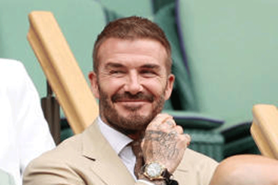 David Beckham on Wednesday.