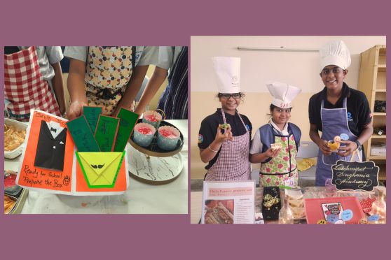 Each students went creative while filling their BENTO BOX