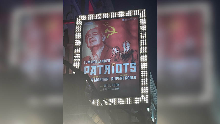 The billboard for ‘Patriots’