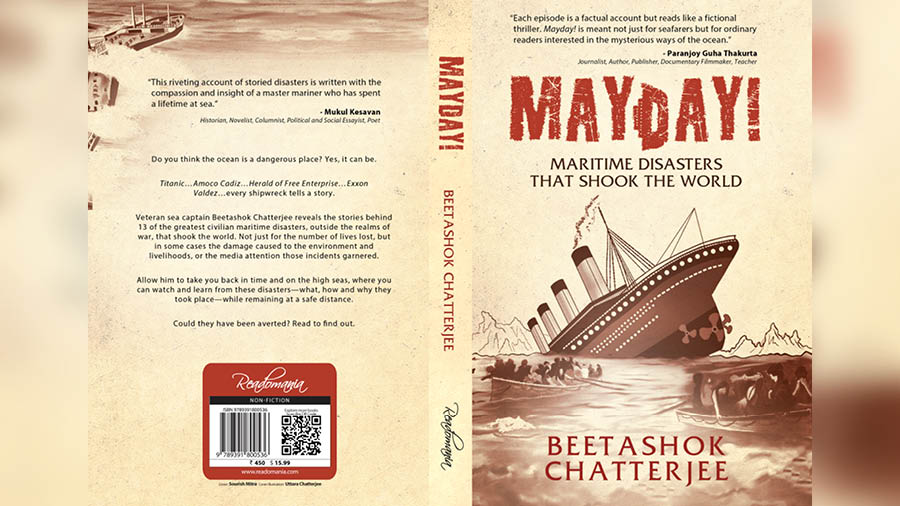 The cover of ‘Mayday! Maritime Disasters That Shook The World’ 