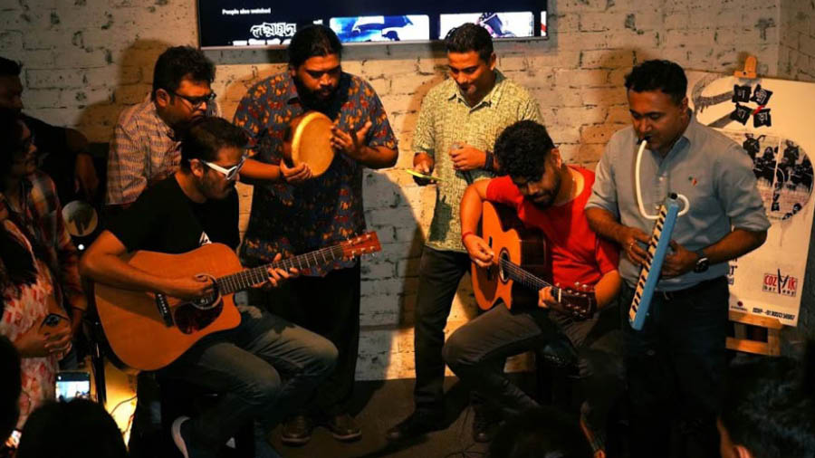 On June 21, 2023, Bangla rock band Lakkhichhara released its sixth studio album, aptly titled 'Ak Doshok Por' (Cozmik Harmony), after a 10-year hiatus