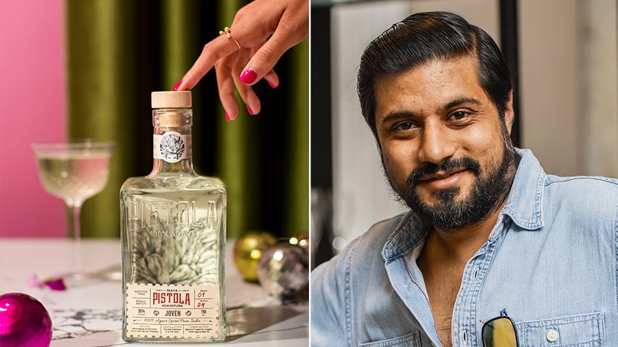 Rakshay Dhariwal launched Maya Pistola Agavepura, a 100 percent aged agave spirit, proudly produced in India, in 2021