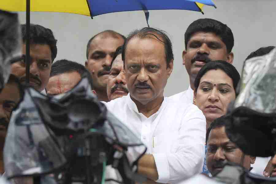 Ajit Pawar | Mumbai: Ajit Pawar, his MLAs meet Sharad Pawar; Praful ...