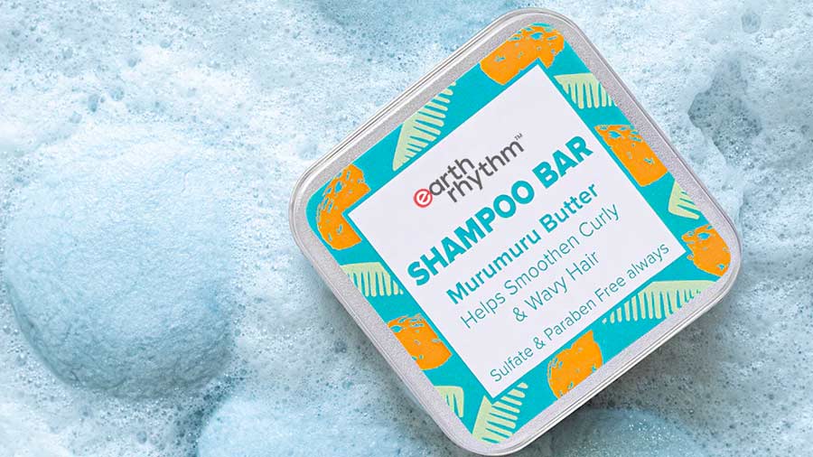 Murumuru butter shampoo bar by Earth Rhythm