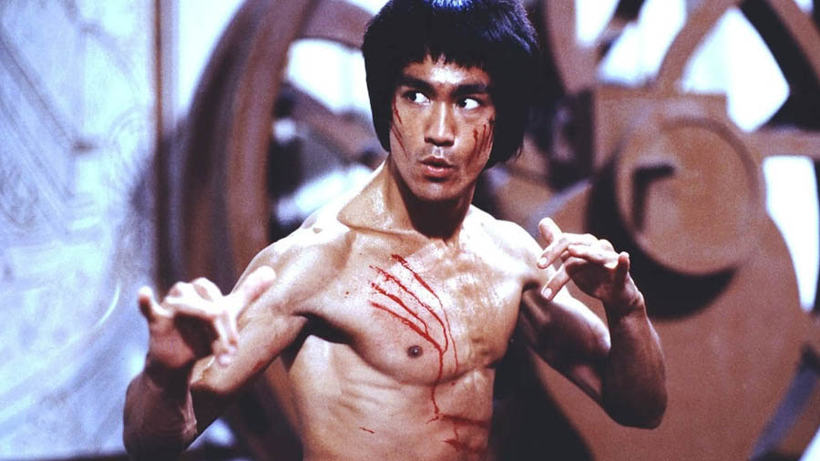 Bruce Lee in a still from 'Enter The Dragon'