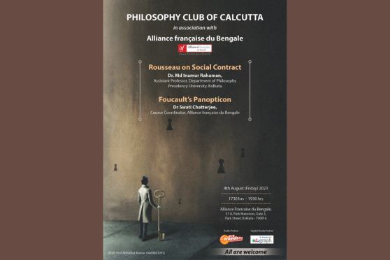 The Philosophy Club of Calcutta is organising the event in association with Alliance Francaise du Bengale