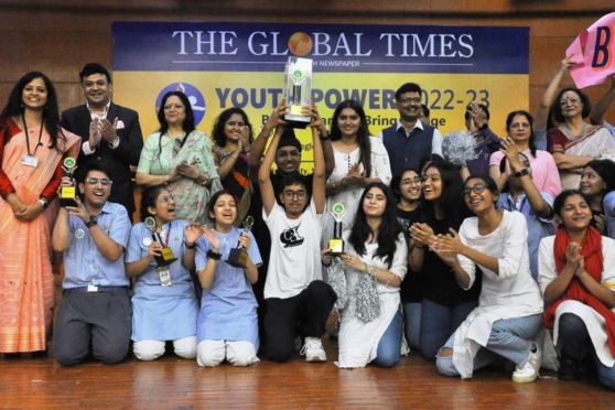 Amity International School Pushp Vihar Team win Youth Power -2023.