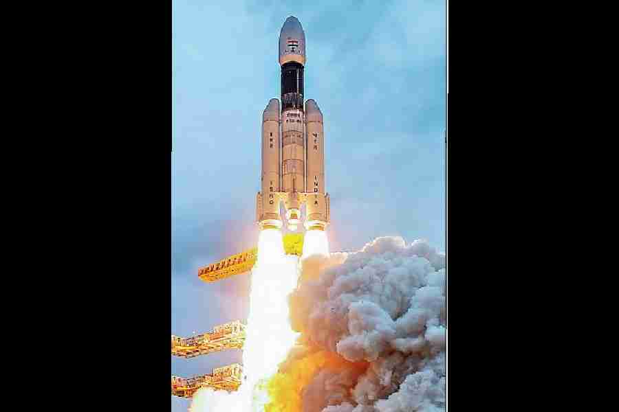 Chandrayaan-3 takes off from Sriharikota on July 14 (PTI)