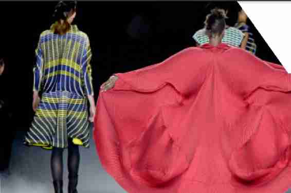 Models walk the runway during the Issey Miyake show as part of the Paris Fashion Week Womenswear Fall/Winter 2016/2017