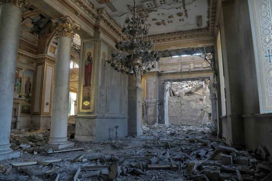 Ukraine | Russian attack on Odesa kills one, damages cathedral ...