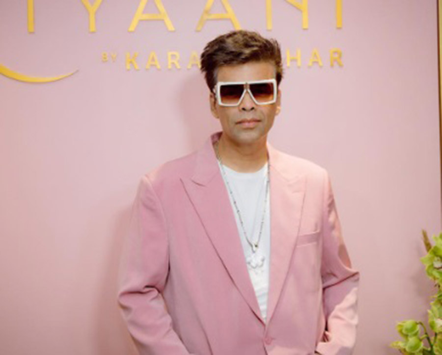 Karan Johar: KJo breaks stereotypes with his sartorial choices, and we love him for that! That soft pink coat, teamed with white, is so soothing to the eyes. Throw a sleek neckpiece and statement shades like Karan and there, you are ready to stop all shows