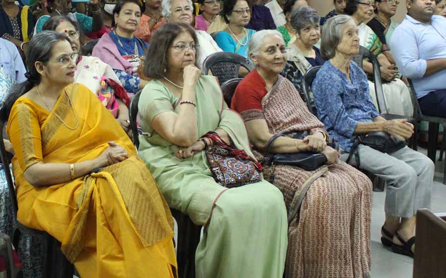 On her part, Sudha Kaul (seated, in red sari), founder, trustee and vice-chairperson of IICP, Kolkata, said: “The IICP Annual Prize Day, since its inception in 1976, has not only been a celebration of the students’ achievements but also a collaborative effort of the IICP staff (teachers, therapists, social workers and care staff) to recognise and acknowledge the potential in each student that enters the doors of IICP. Always a joyous day for me!’ 
