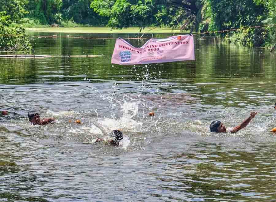 On the occasion of World Drowning Prevention Day, Child in Need Institute (CINI) organised awareness programmes and highlighted the importance of swimming among children across West Bengal  