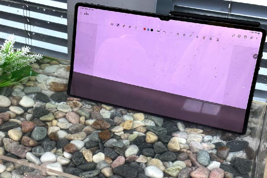 The Samsung Galaxy Tab S9 series has an IP68 rating, so you don't have to worry about water spills and splashes
