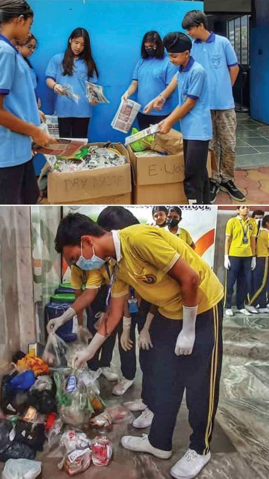 More than 200 children from 15 schools took part in a waste management drive on Saturday as part of the Inter-School Clean Air Championship Programme launched by city-based NGO SwitchON Foundation  