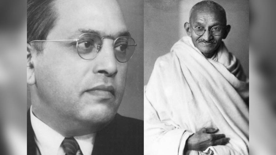 BR Ambedkar and MK Gandhi were starkly different in dealing with caste discrimination, as argued by Manoj