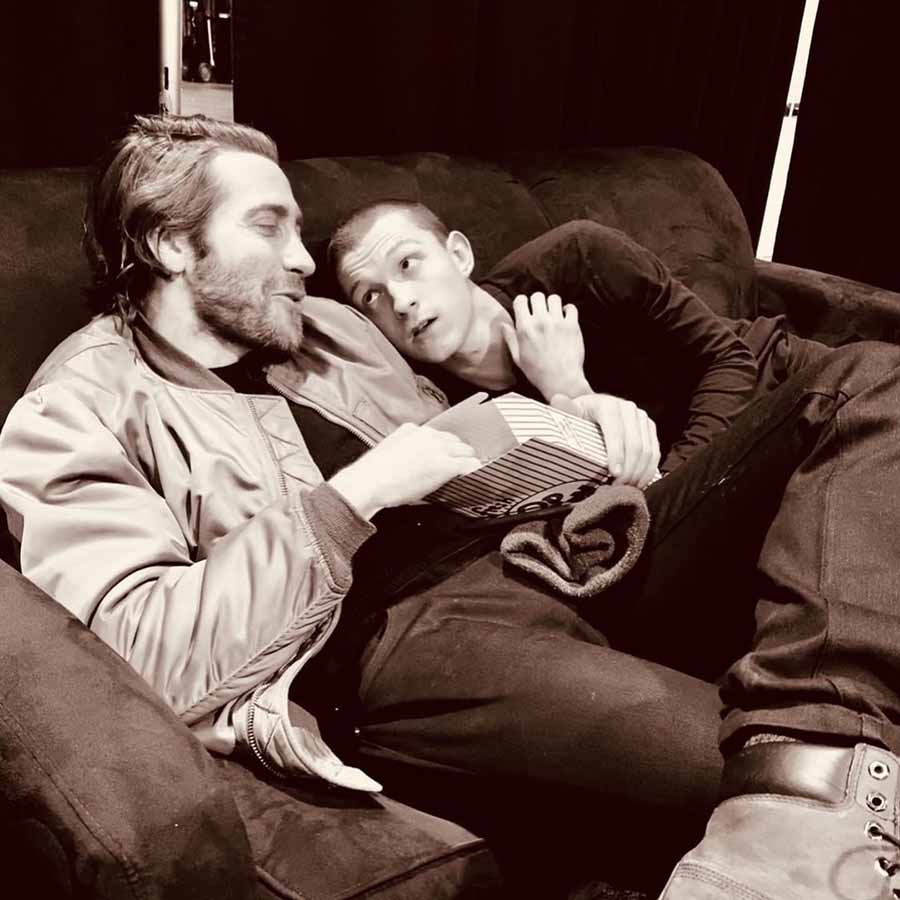The actor had fun shooting with Jake Gyllenhaal for Spiderman: Homecoming. “He’s the Mysterio to my Spider-man. Happy birthday mate. #husbandgoals,” he wrote alongside this picture on Gyllenhaal’s birthday.