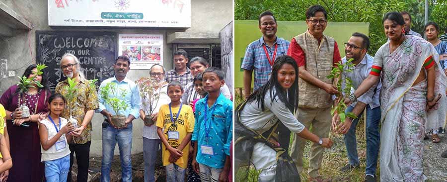 Siddha Group and Merlin Group conducted plantation drives in Kolkata on June 3 in the run-up to World Environment Day, which is observed on June 5. 