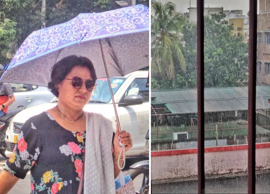 After a sunny and humid morning, parts of Kolkata received light rainfall during late afternoon. The Indian Meteorological Department has announced a heatwave condition in West Bengal till June 10. Despite the sudden drizzle and rainfall at some places, the maximum temperature on Tuesday was around 38˚C  