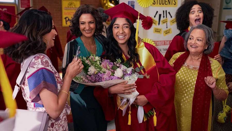 Difficult decisions await Devi as she comes to terms with leaving high school and graduating in the final season of Never Have I Ever. 