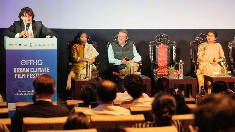 The third day coincided with the World Environment Day, when (L-R) Didier Talpain, Meghna Pal, Hitesh Vaidya and Dr Swati Nandi Chakraborty reflected upon the importance of leaving behind a better planet for future generations 