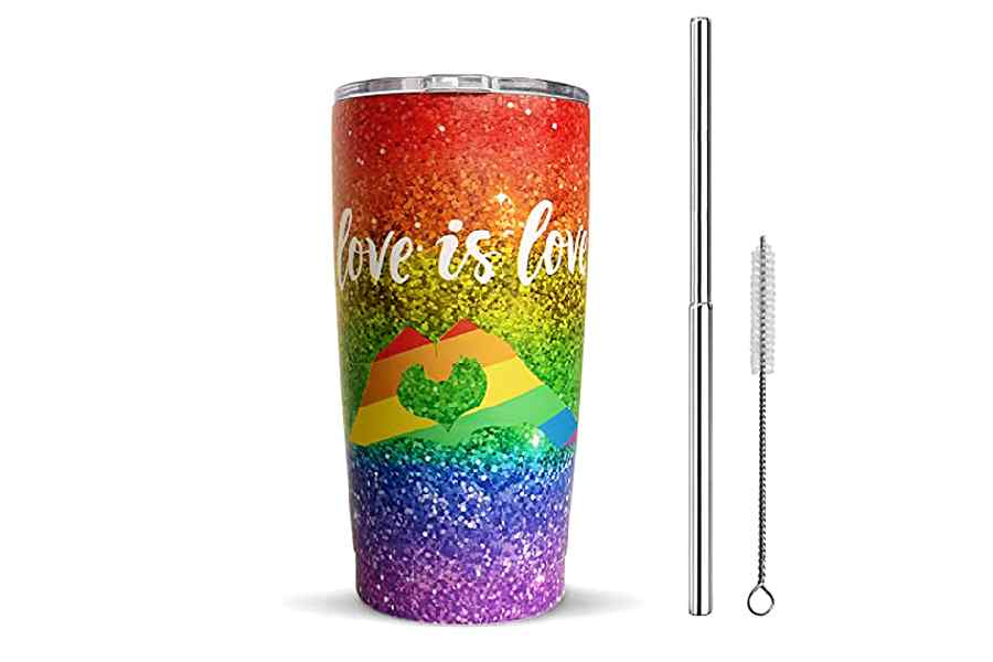 For all the coffee addicts, this tumbler is a perfect gift that you can give this Pride month. These colours show your love to people and let your partner know that they can love openly. Rs 5,093 @amazon.in