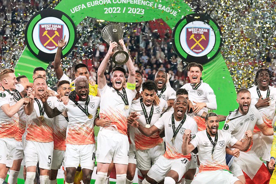 Declan Rice Europa Conference League Jarrod Bowen Ready To Party 