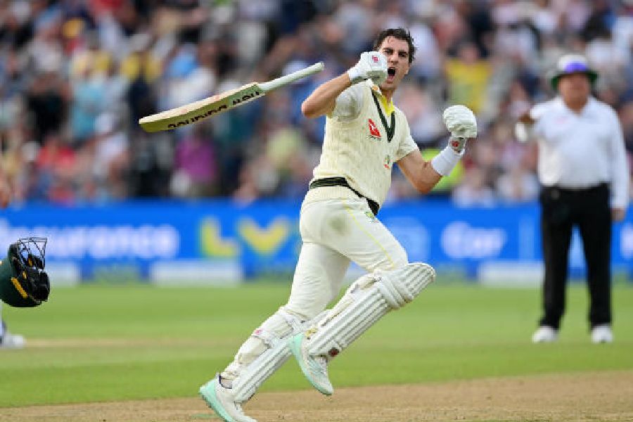 Ashes Pat Cummins leads Australia to a twowicket victory over