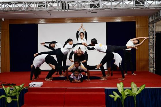 A host of activities was organised highlighting the importance and benefits of yoga.