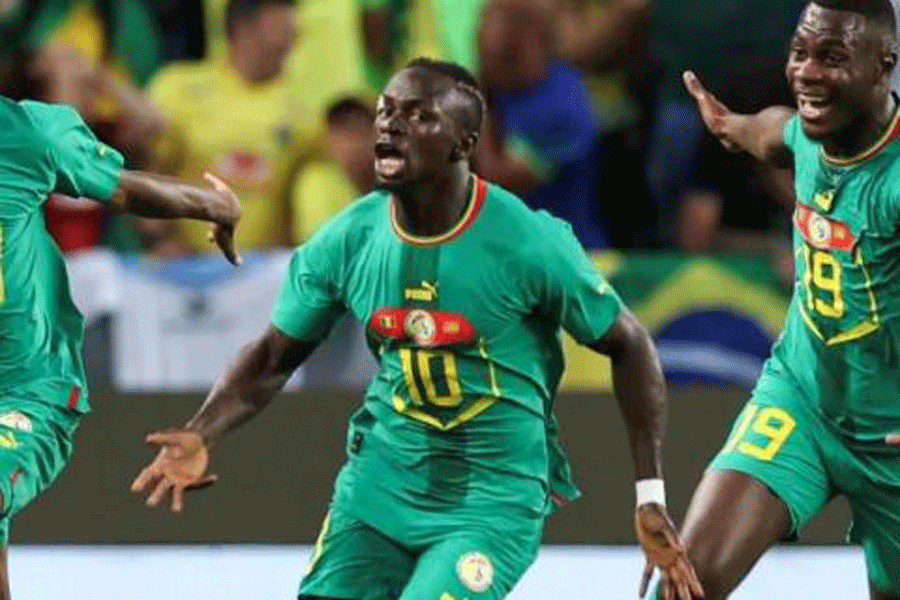 Sadio Mane scores a brace as Senegal shock Brazil 4-2 in friendly