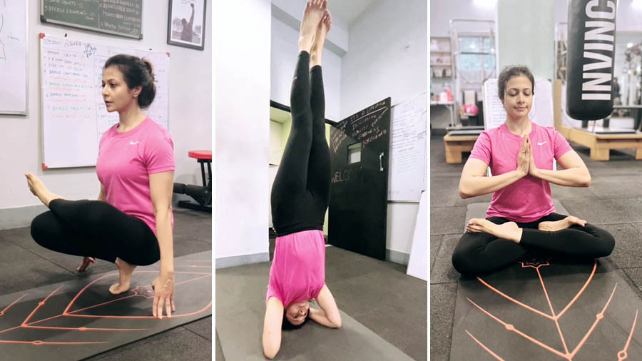 Koel Mallick aces yoga workout on Instagram reel - Telegraph India