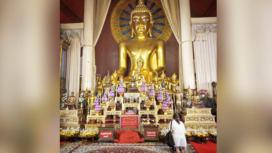 The Golden Buddha at the 14th-century Wat Phra Singh