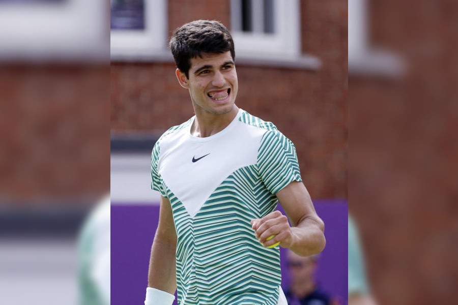 carlos alcaraz |  El español Carlos Alcaraz continúa prosperando en las canchas de césped de Londres antes de Wimbledon